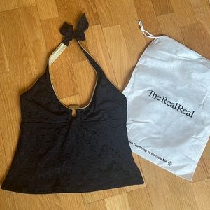 St. John swimsuit halter top size 8